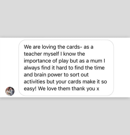Learning Through Play Cards - 3 Years+